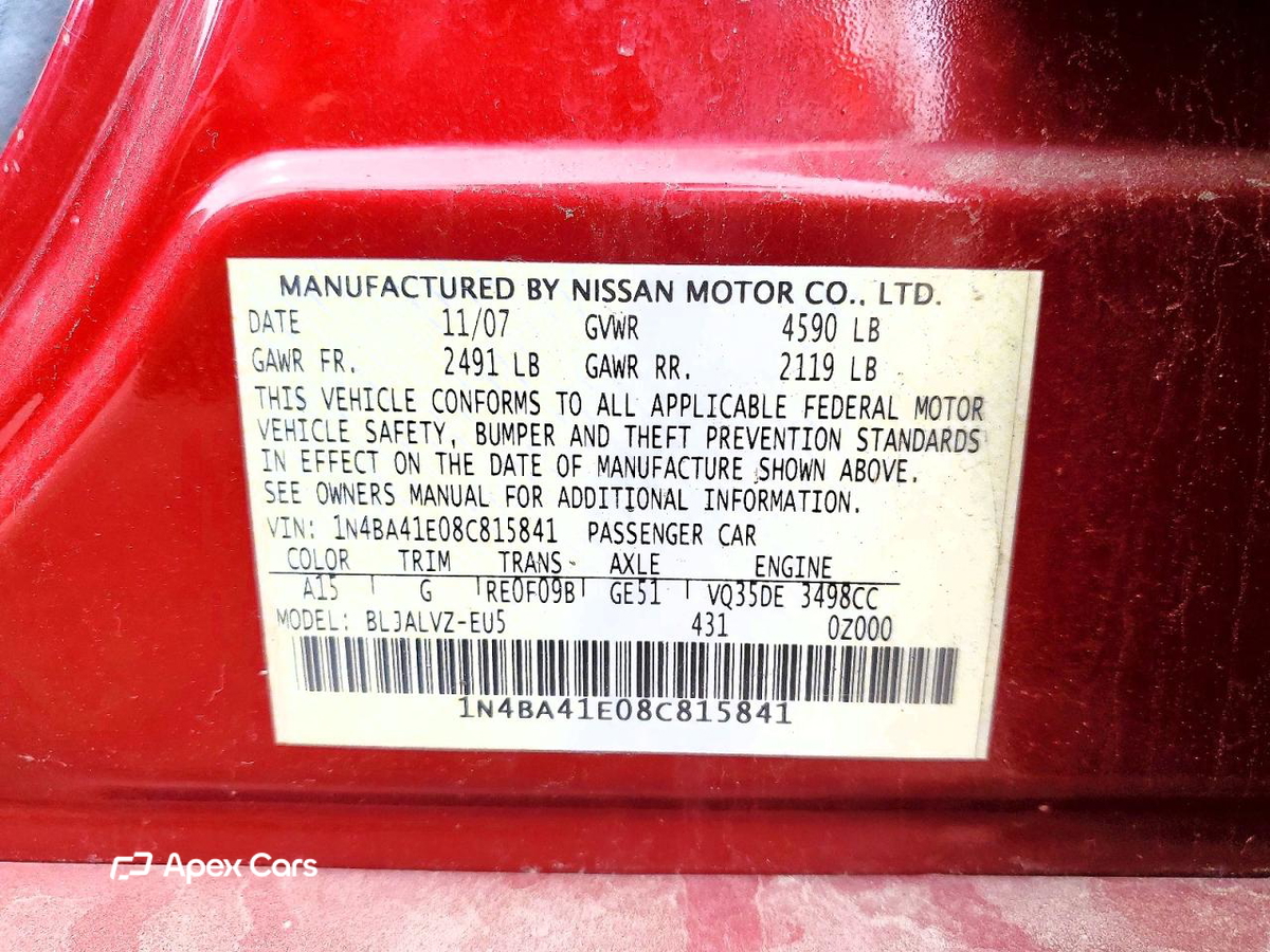 Nissan Maxima 2008