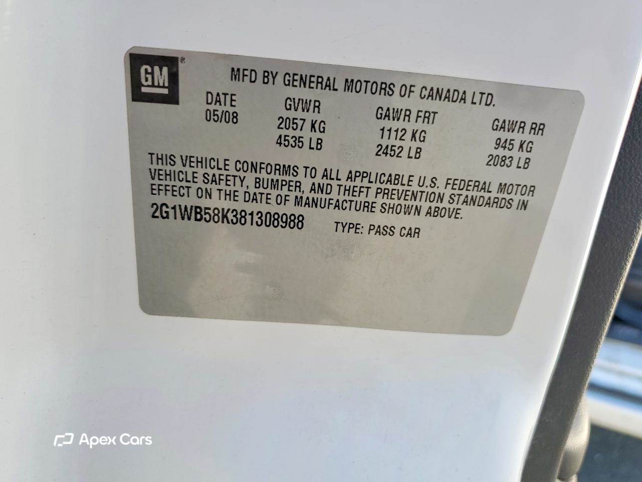 Chevrolet Impala 2008