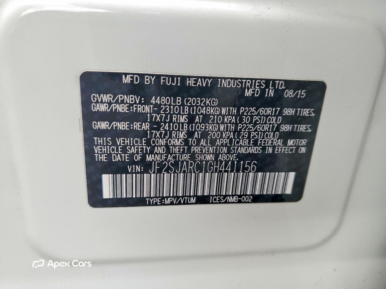 Subaru Forester 2016
