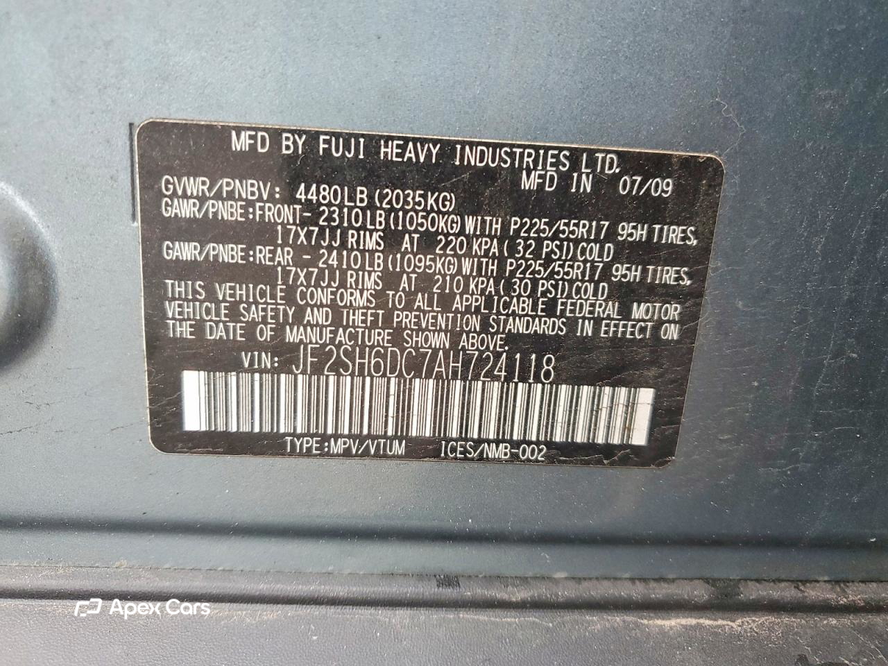 Subaru Forester 2010
