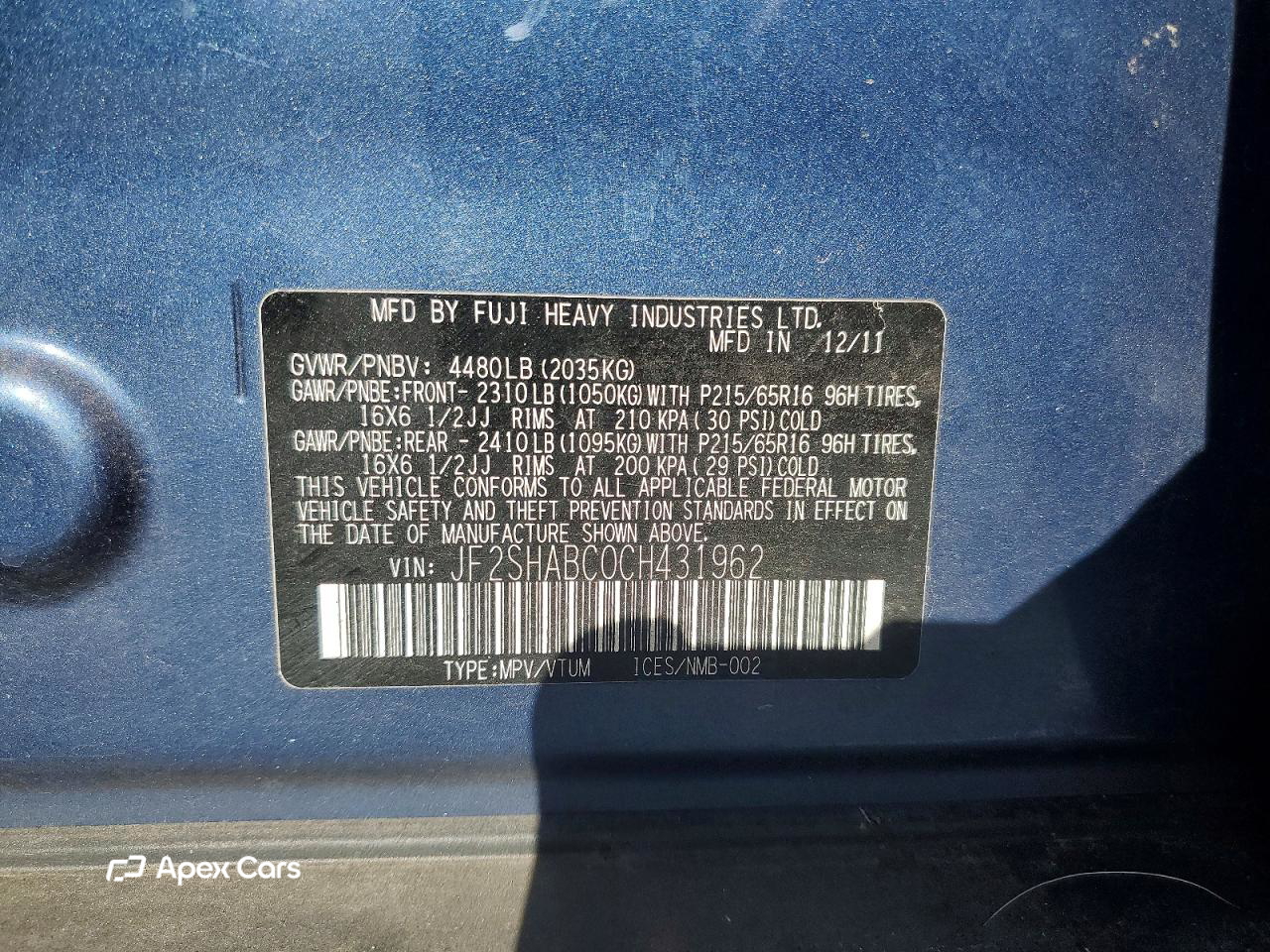Subaru Forester 2012