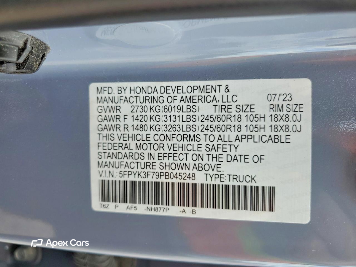 Honda Ridgeline 2023
