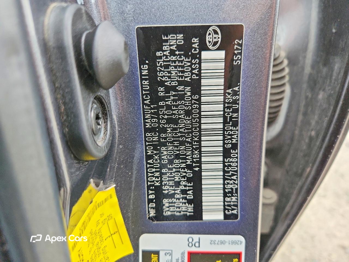 Toyota Camry 2012