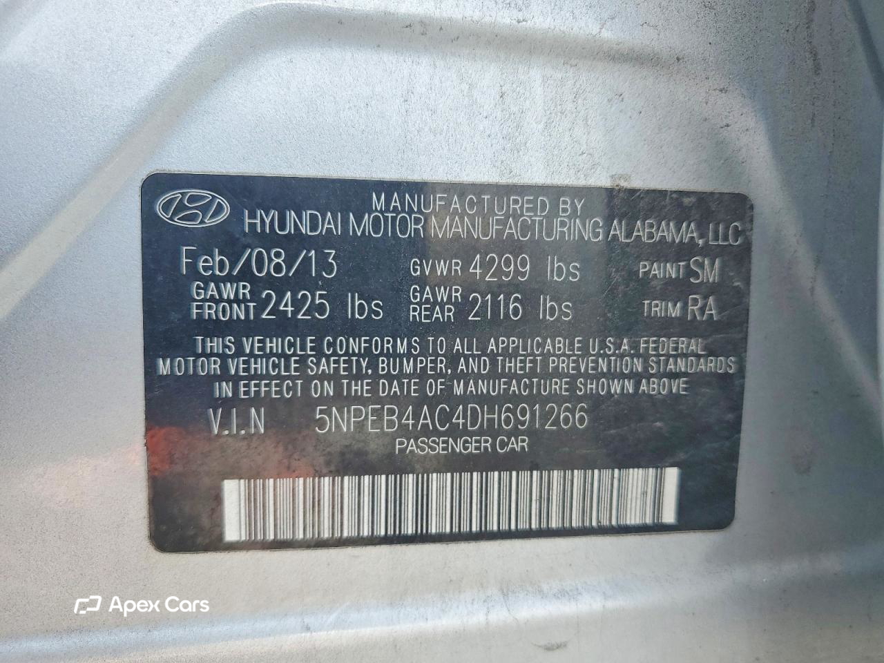 Hyundai Sonata 2013