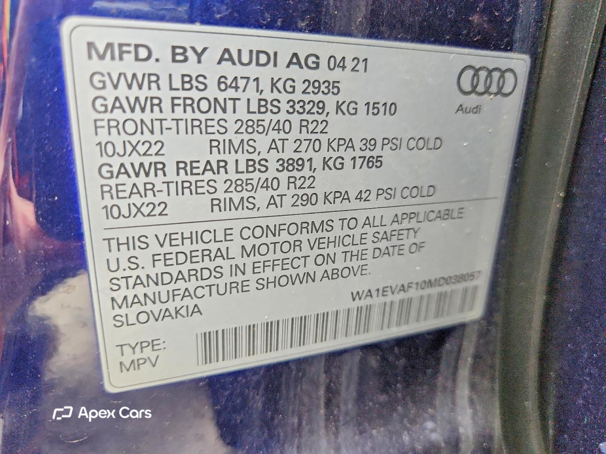Audi Q8 2021