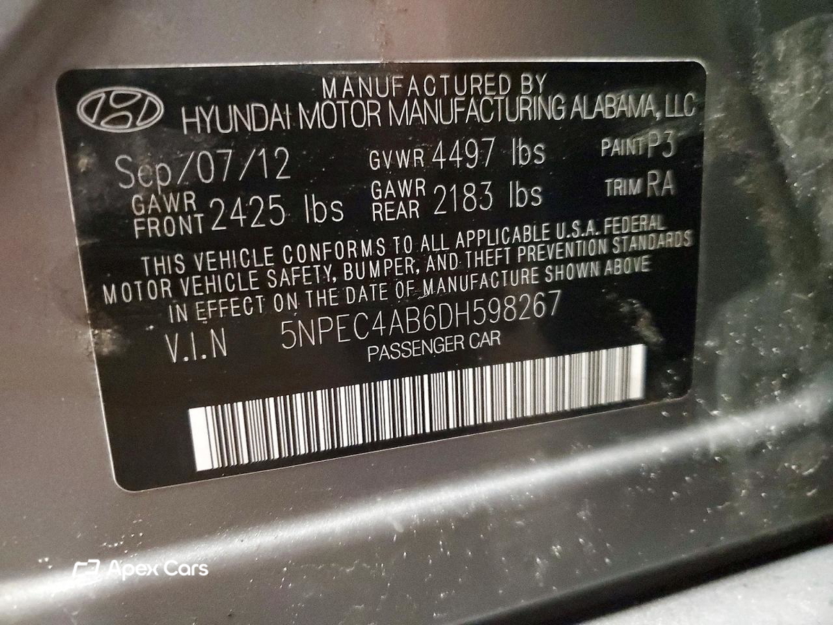 Hyundai Sonata 2013
