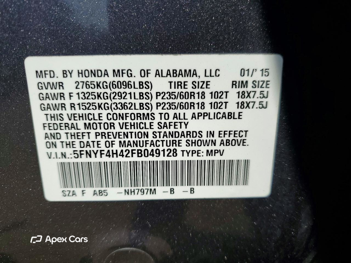 Honda Pilot 2015