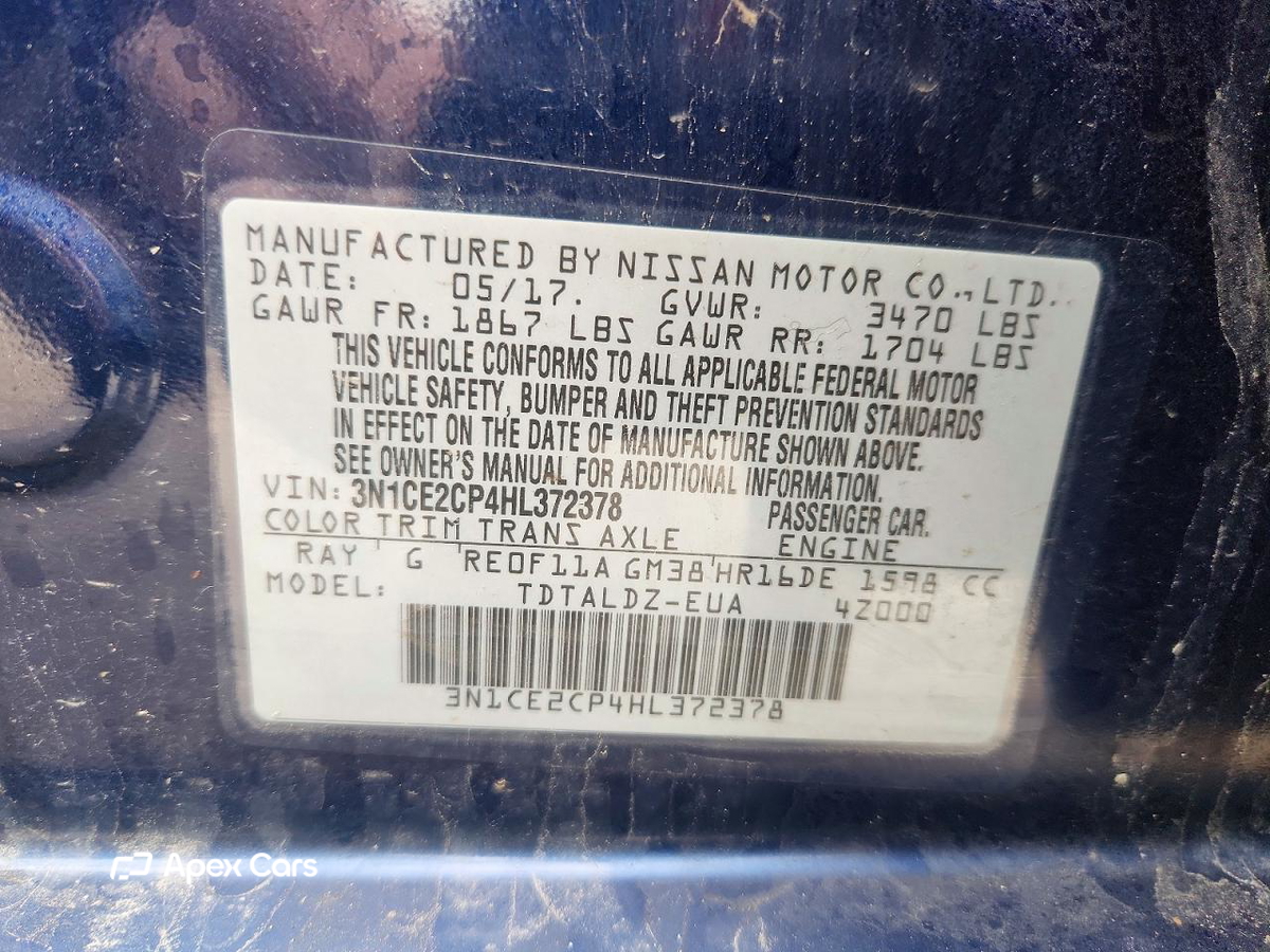 Nissan Versa 2017