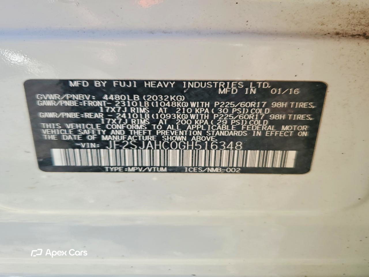 Subaru Forester 2016