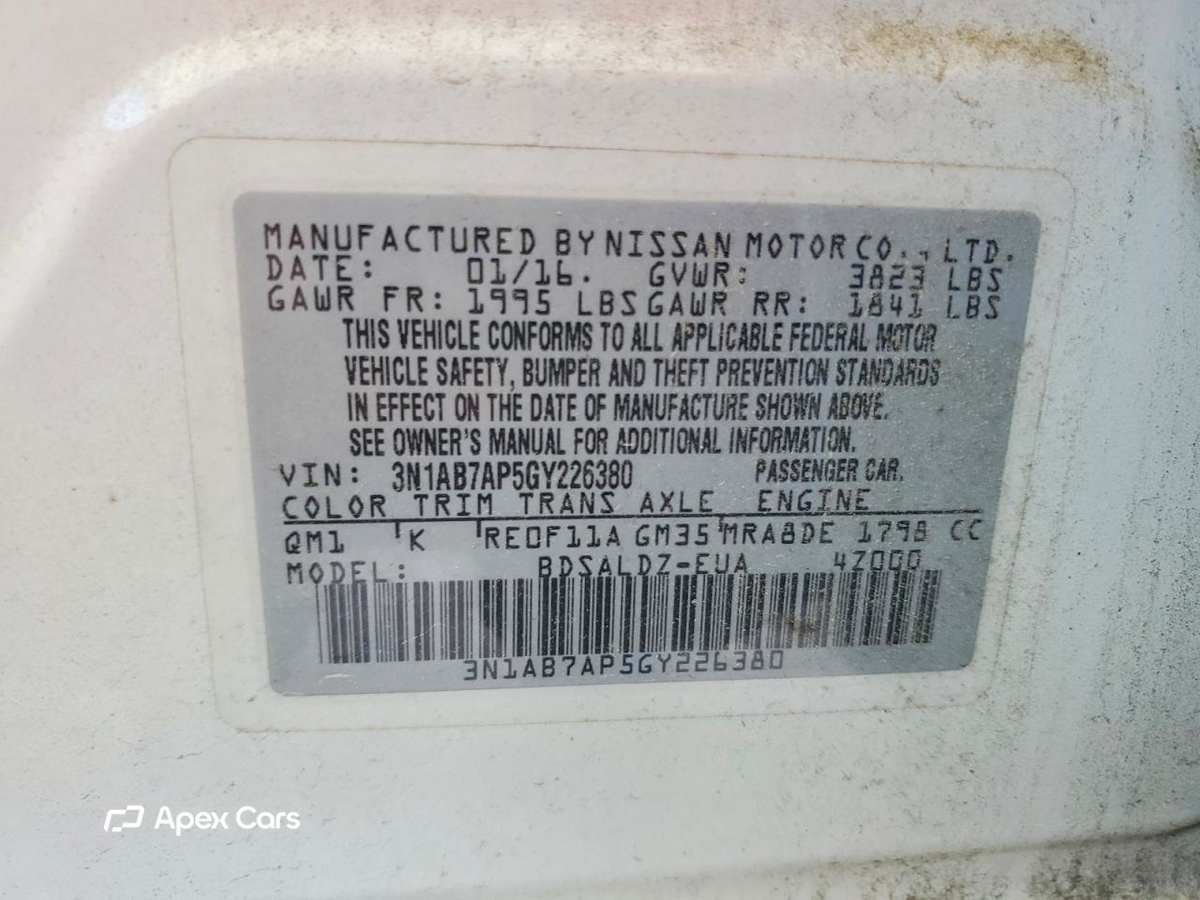 Nissan Sentra 2016