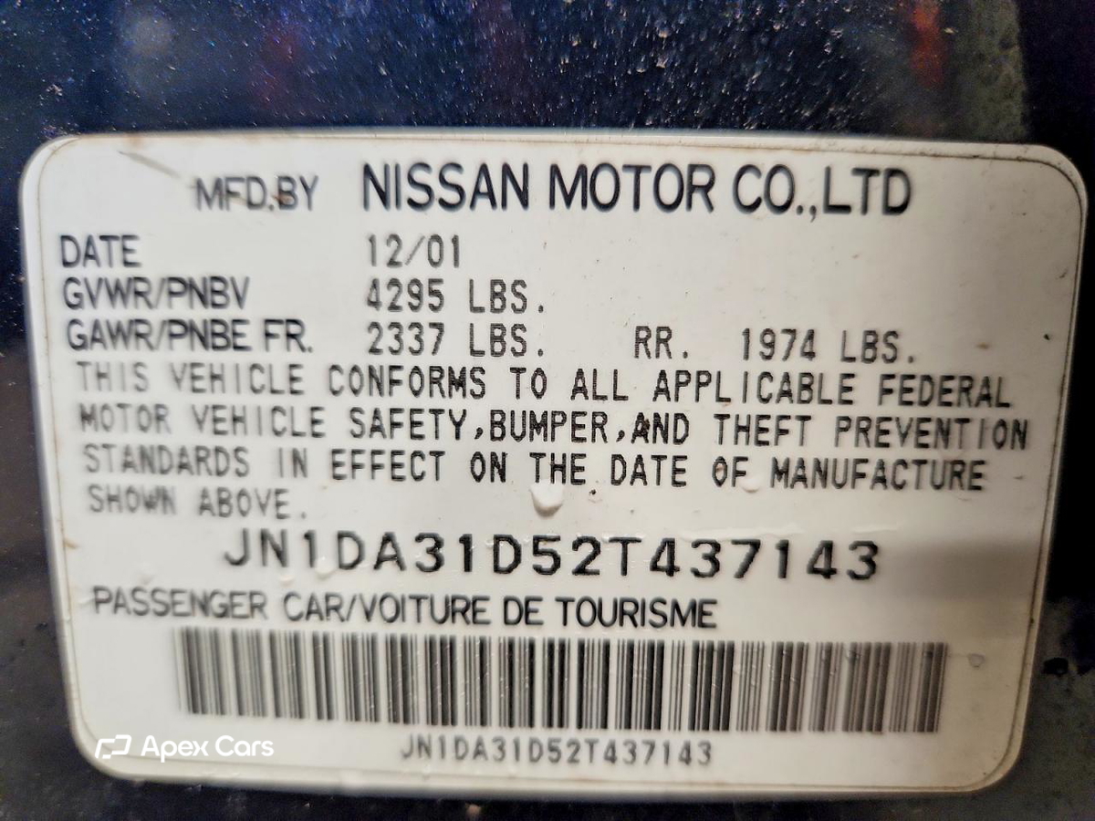 Nissan Maxima 2002