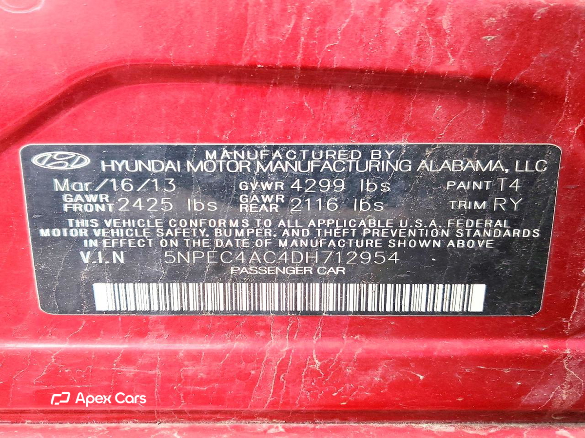 Hyundai Sonata 2013