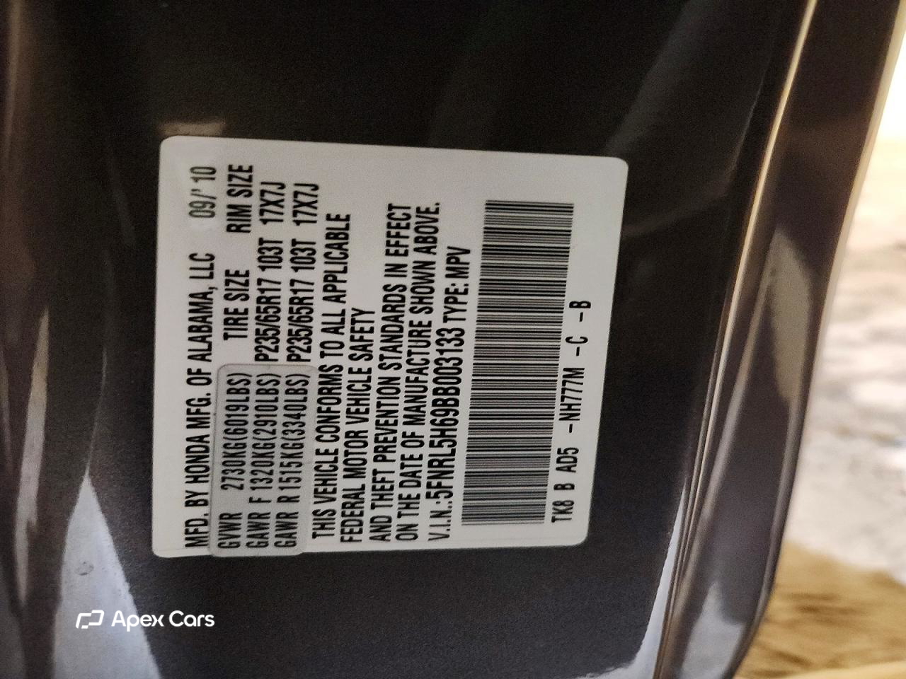 Honda Odyssey 2011