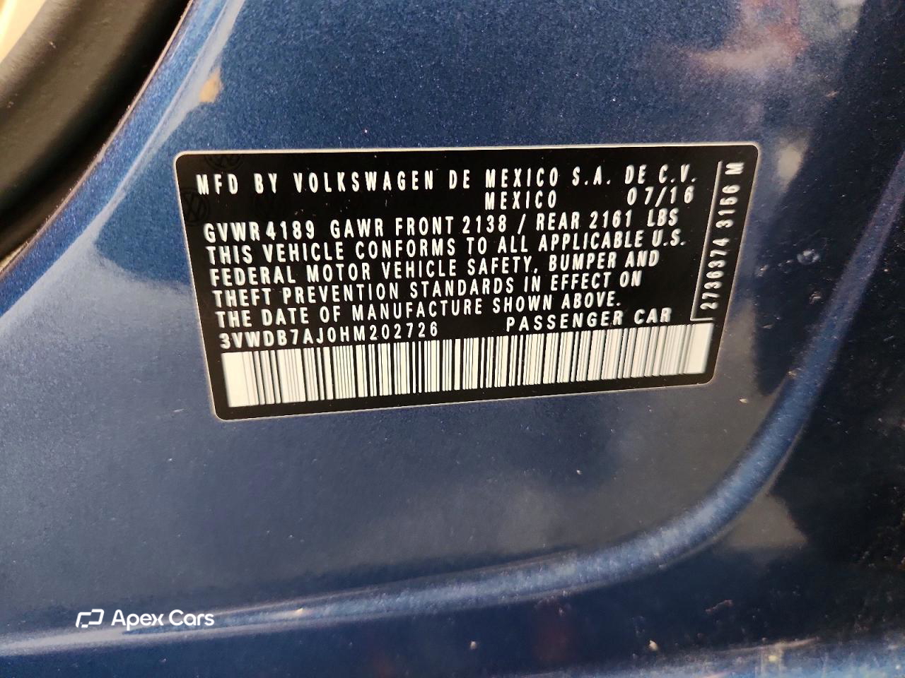 Volkswagen Jetta 2017
