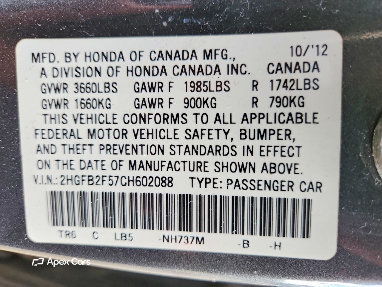 Honda Civic 2012