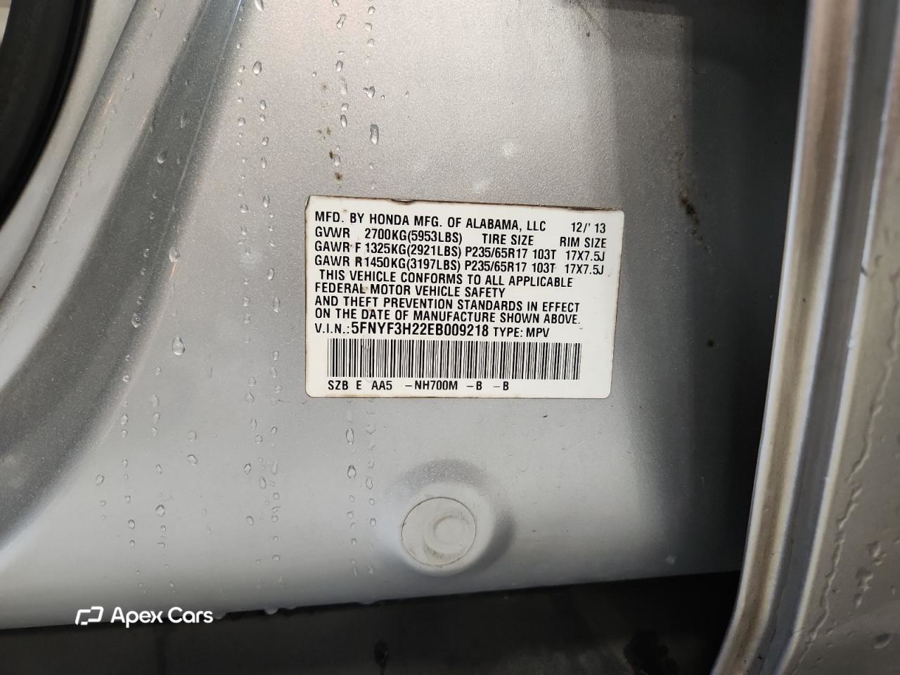 Honda Pilot 2014