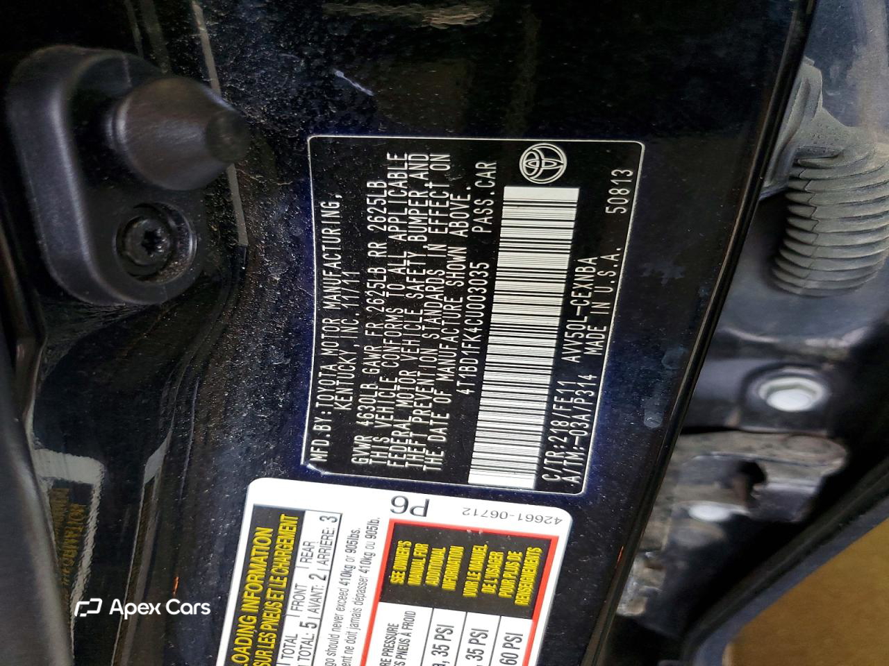 Toyota Camry 2012