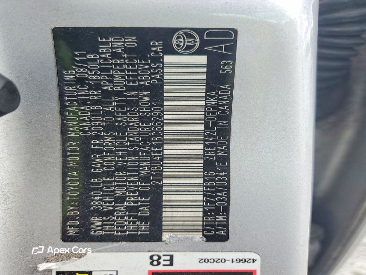 Toyota Corolla 2011