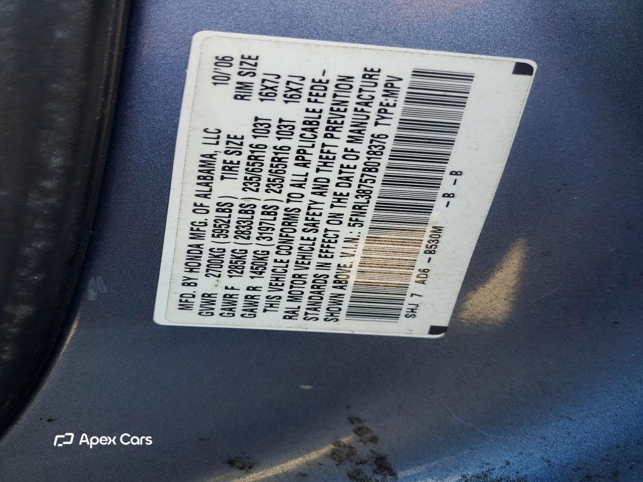 Honda Odyssey 2007