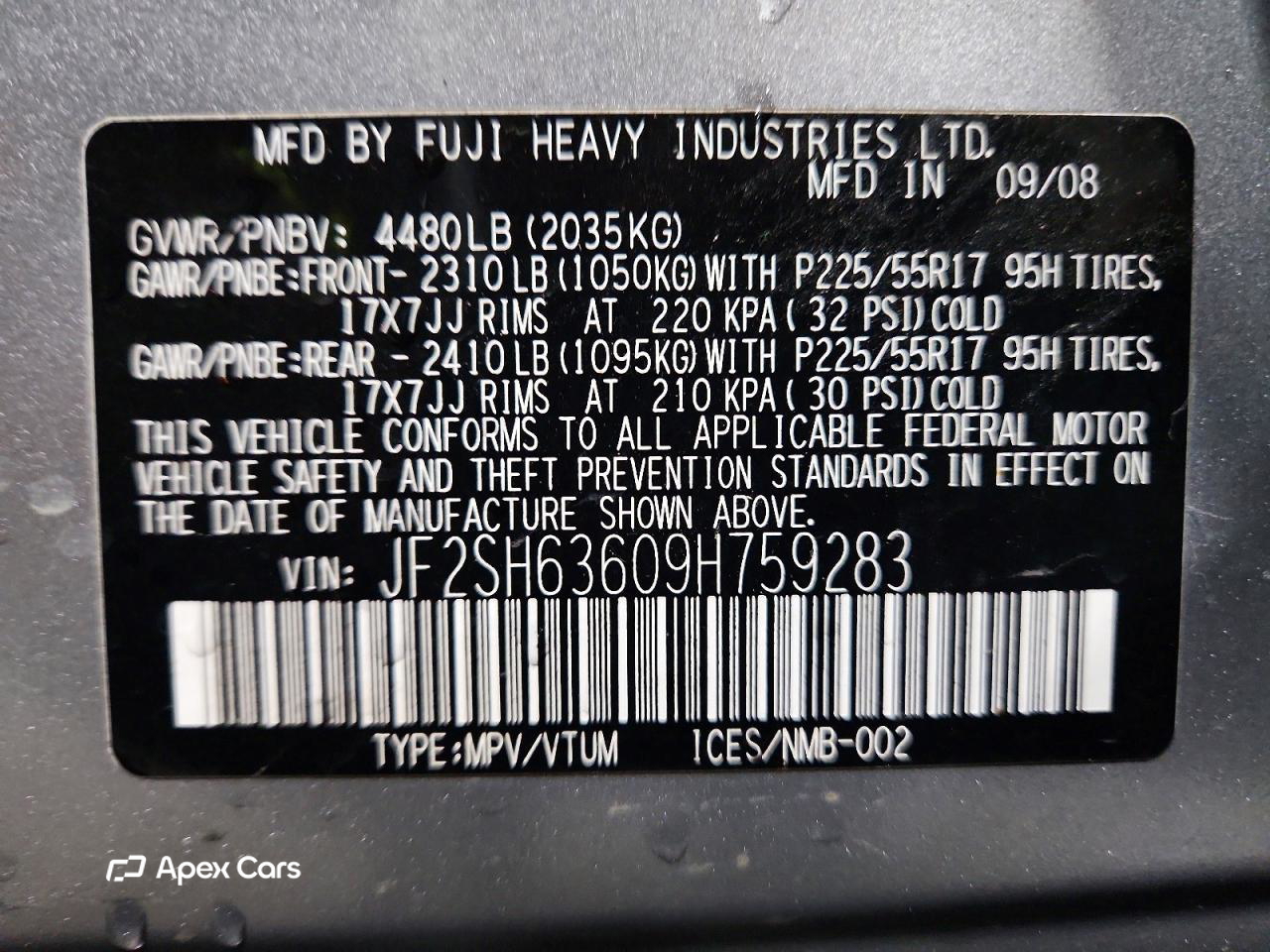 Subaru Forester 2009