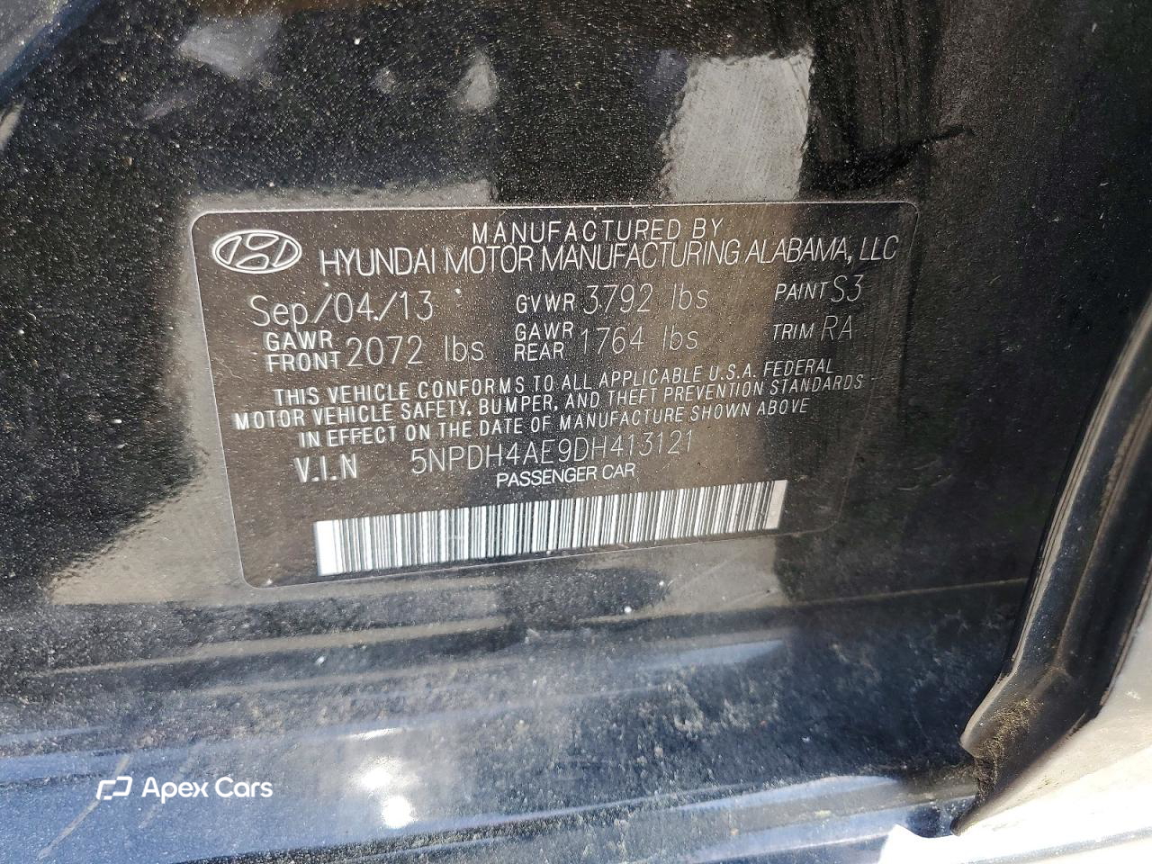 Hyundai Elantra 2013