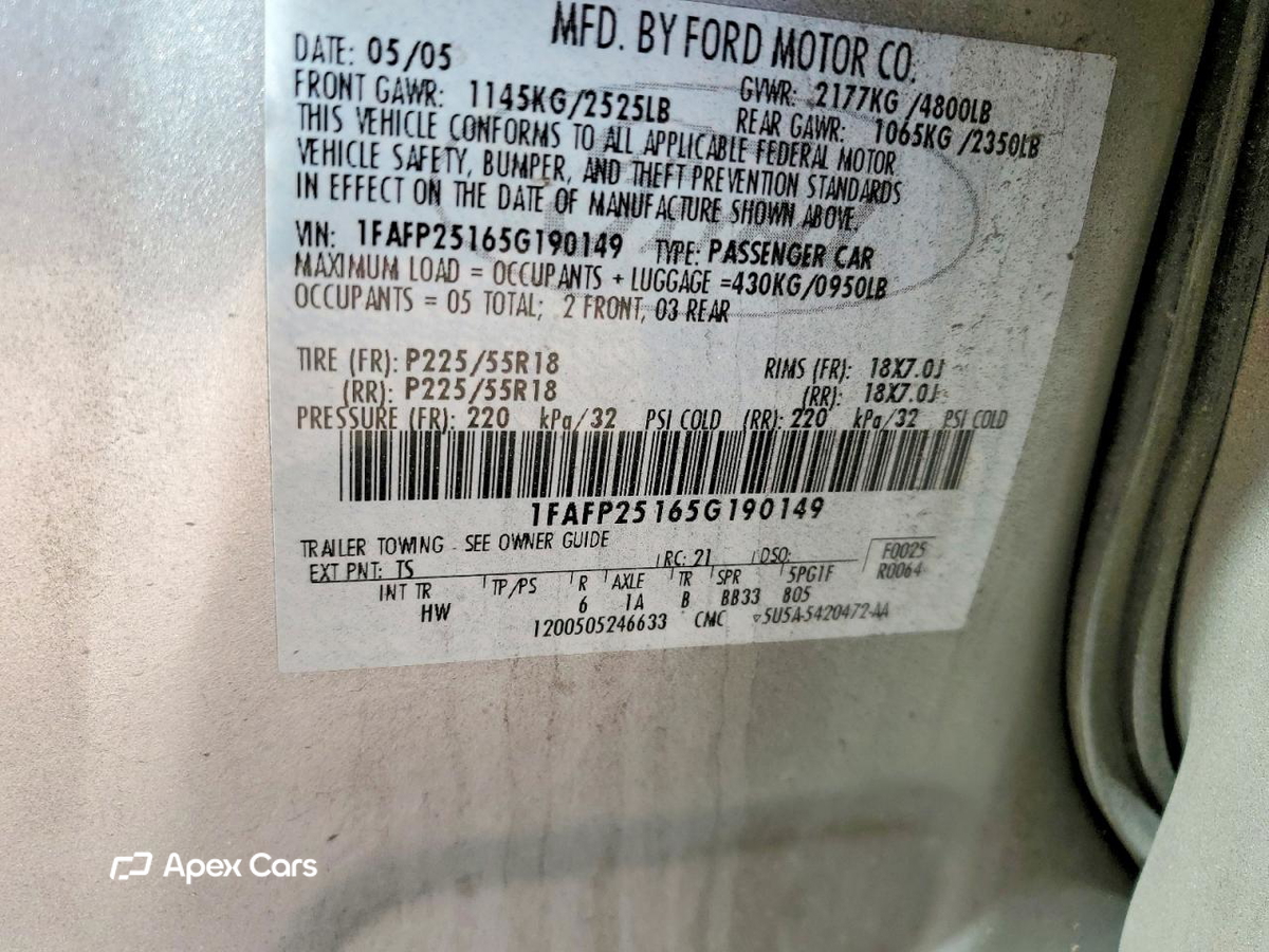 Ford Five Hundred 2005