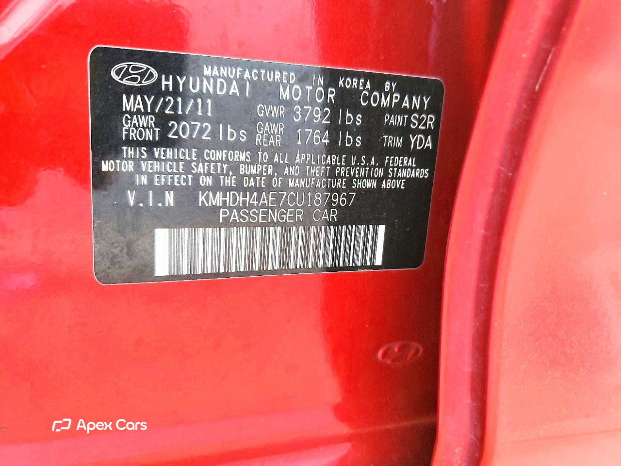 Hyundai Elantra 2012