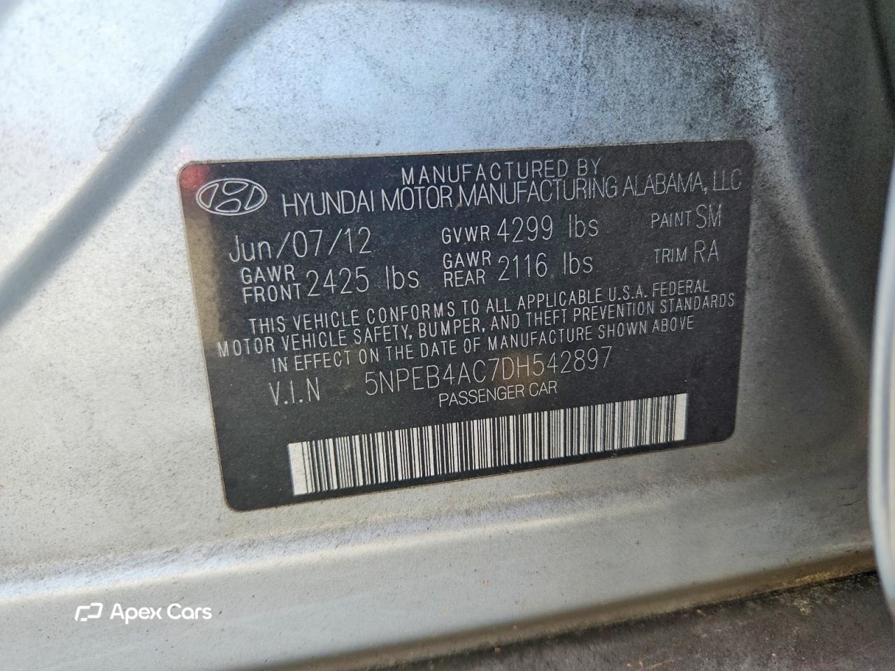 Hyundai Sonata 2013