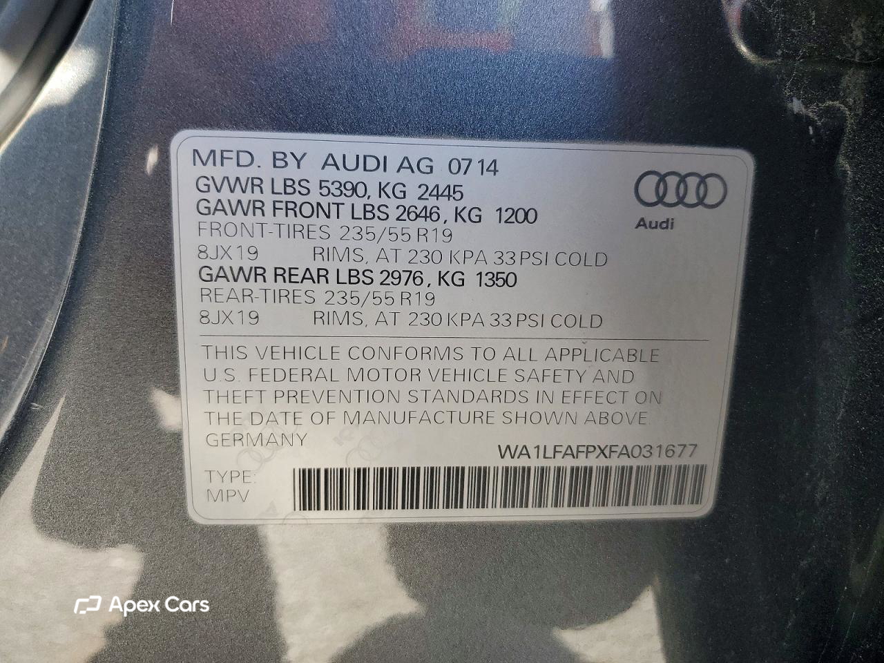 Audi Q5 2015