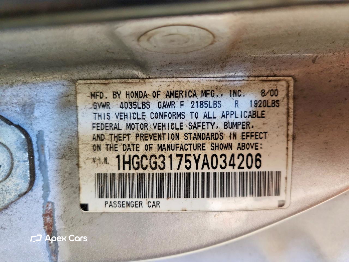 Honda Accord 2000