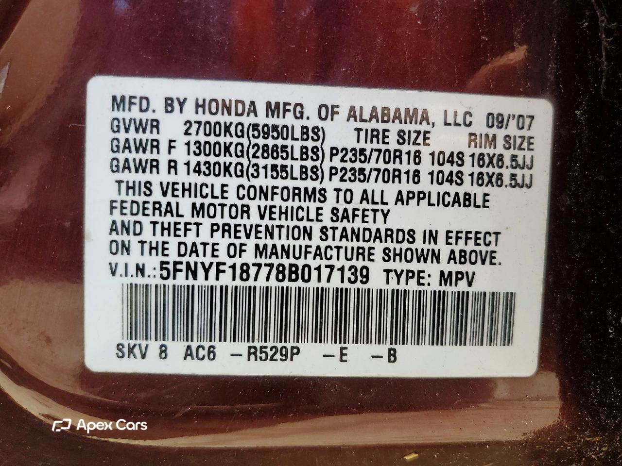 Honda Pilot 2008