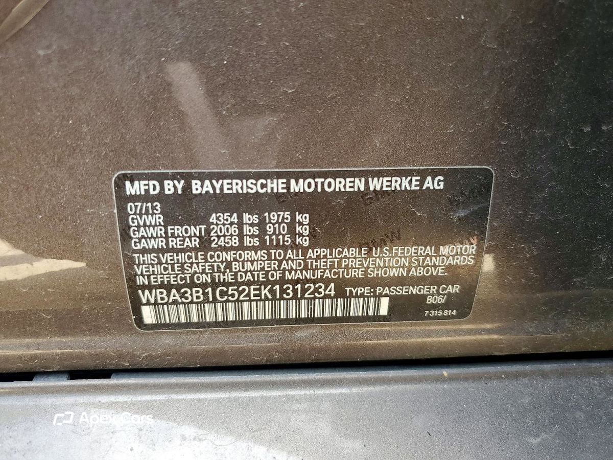 BMW Series 3 2014