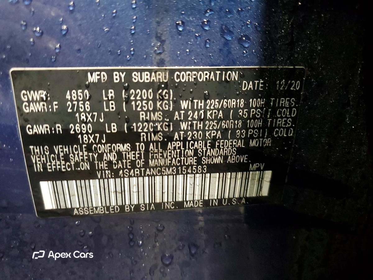 Subaru Legacy 2021