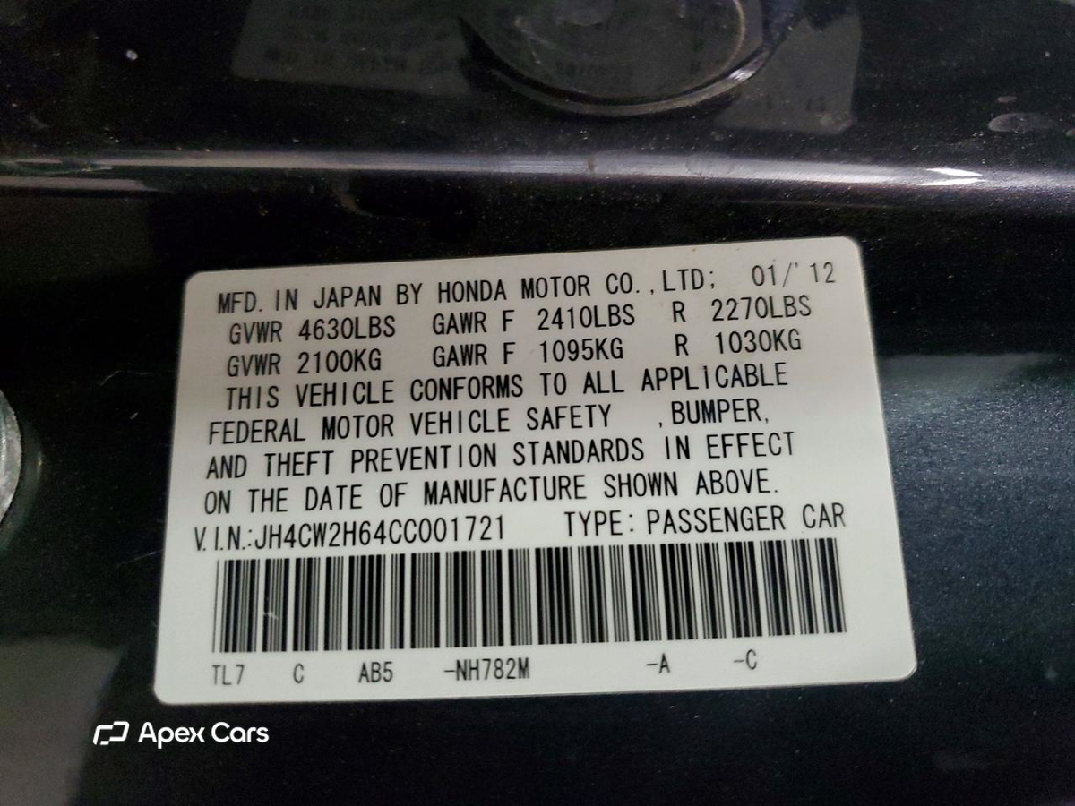 Acura TSX 2012