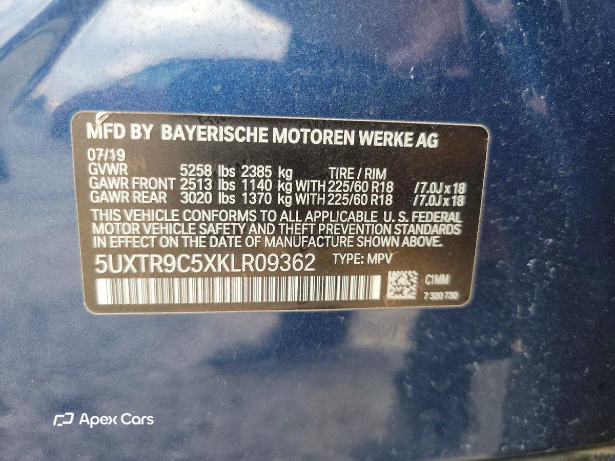 BMW X3 2019