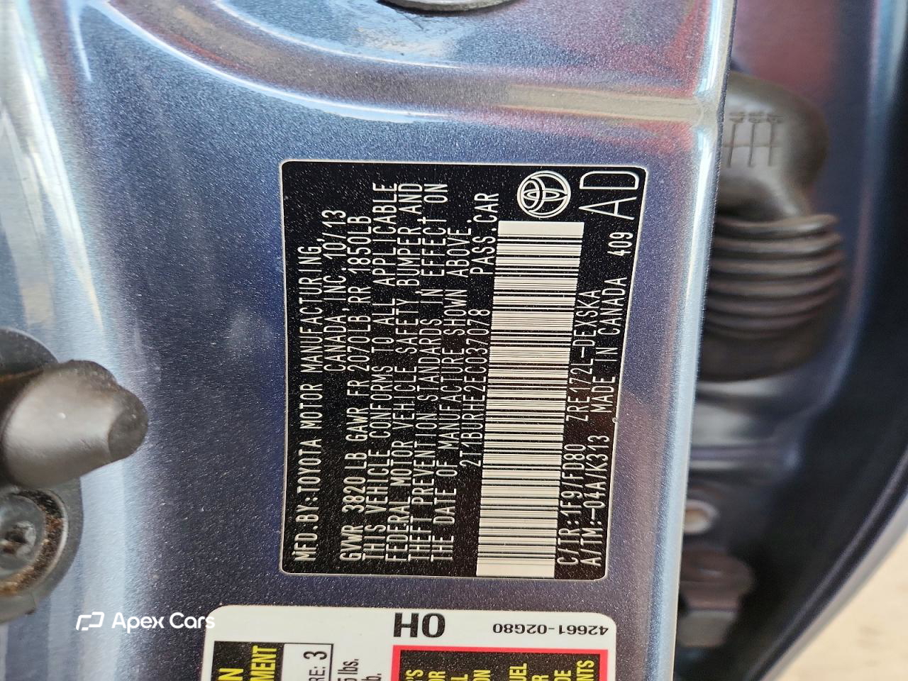 Toyota Corolla 2014