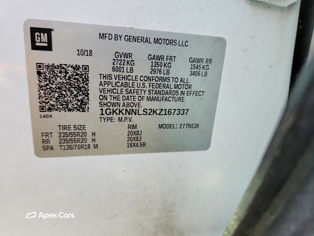 GMC Acadia 2019