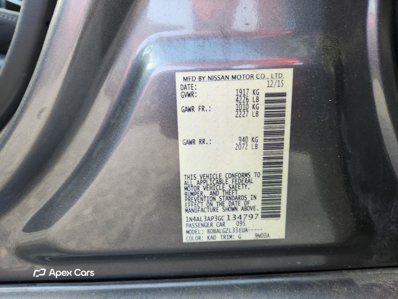 Nissan Altima 2016