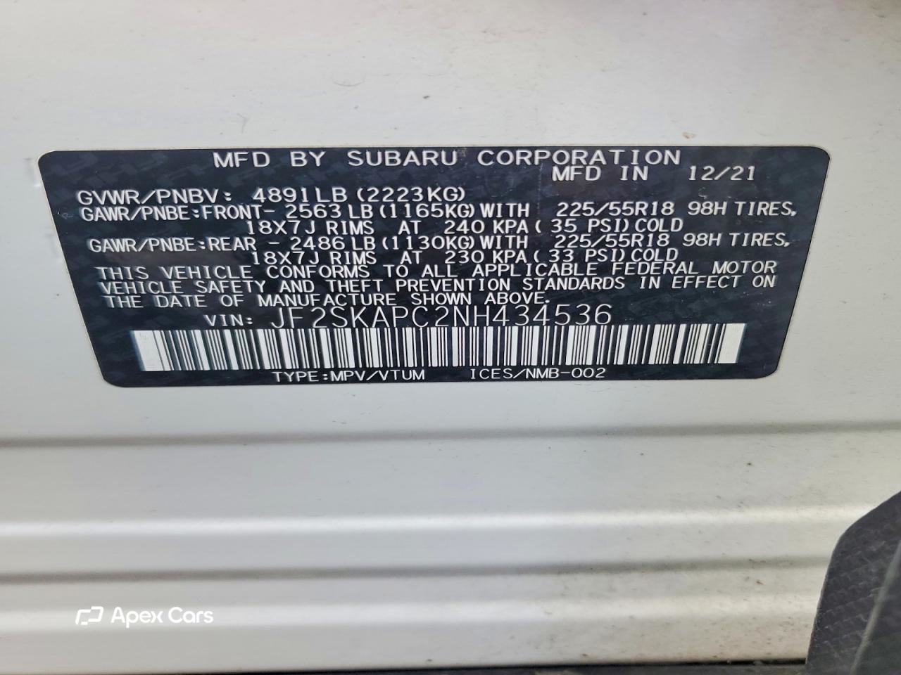 Subaru Forester 2022