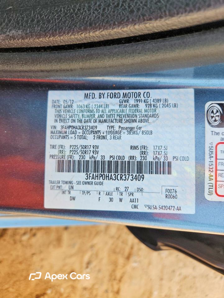 Ford Fusion 2012