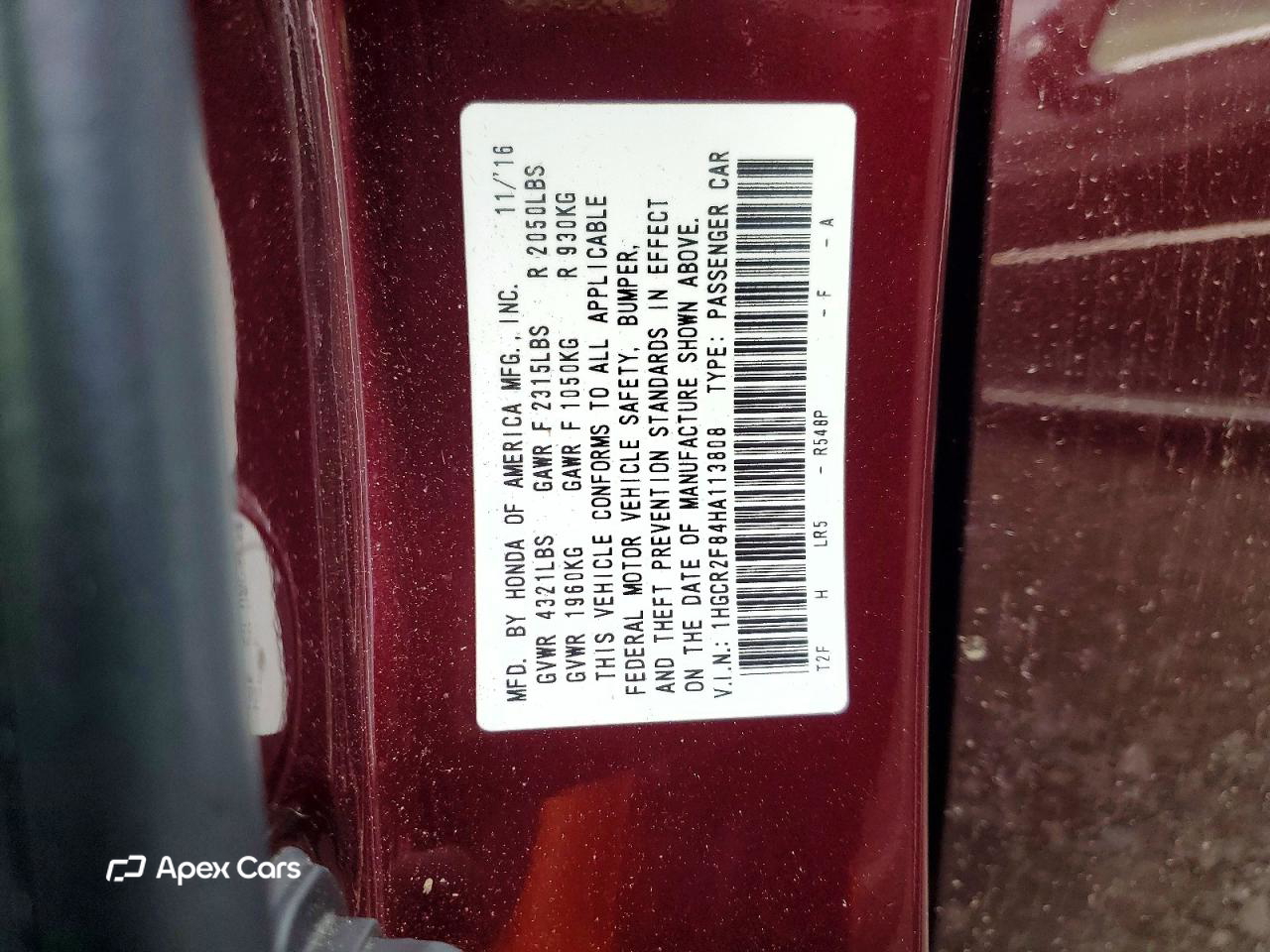 Honda Accord 2017