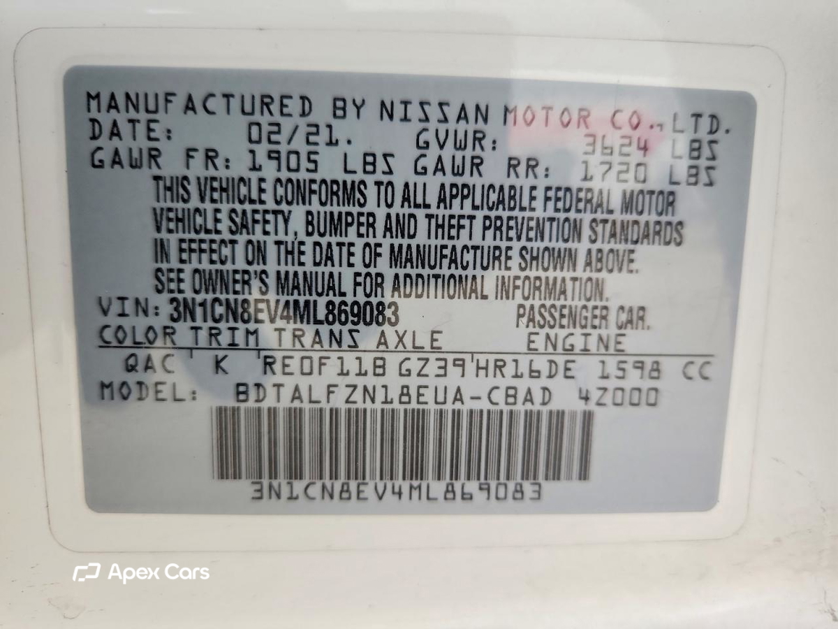 Nissan Versa 2021