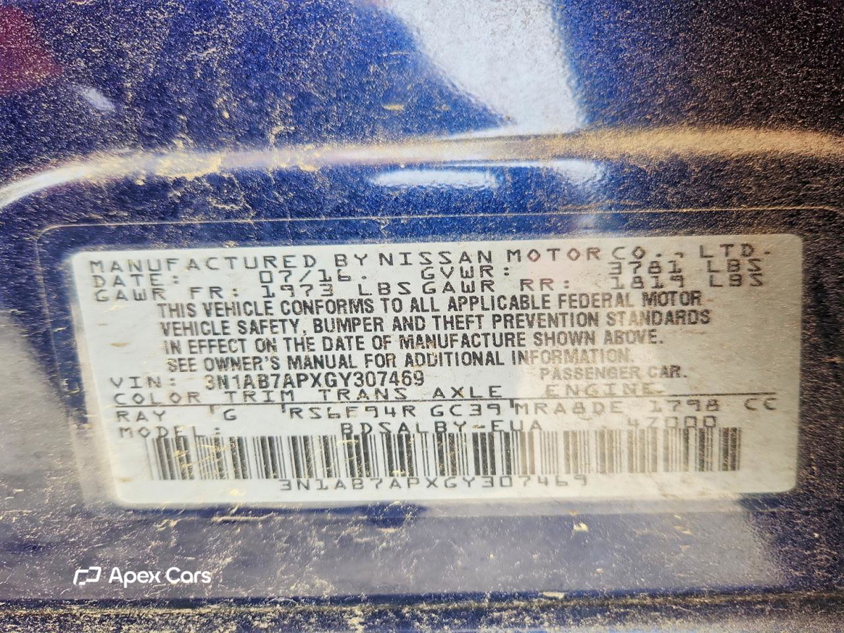Nissan Sentra 2016