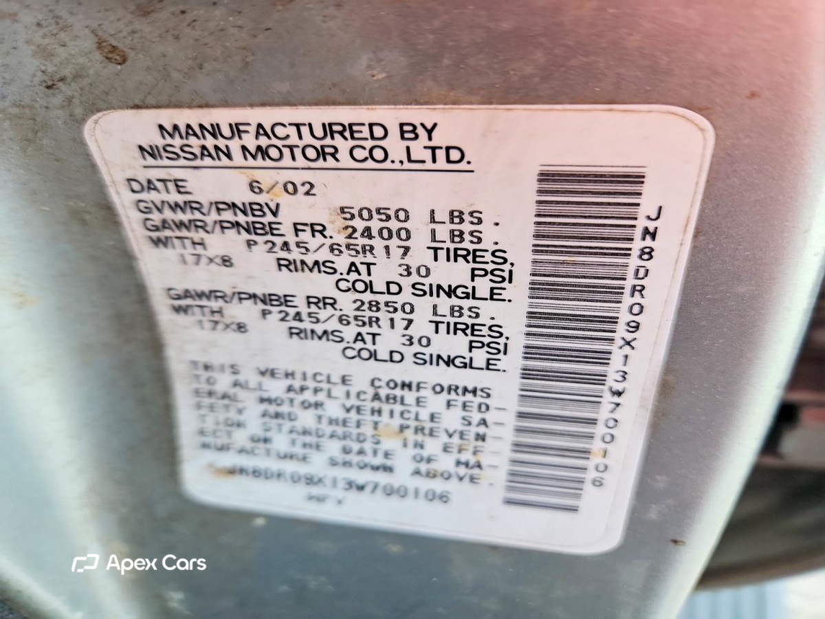 Nissan Pathfinder 2003