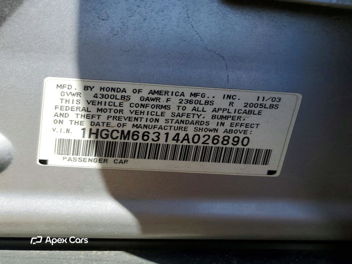 Honda Accord 2004