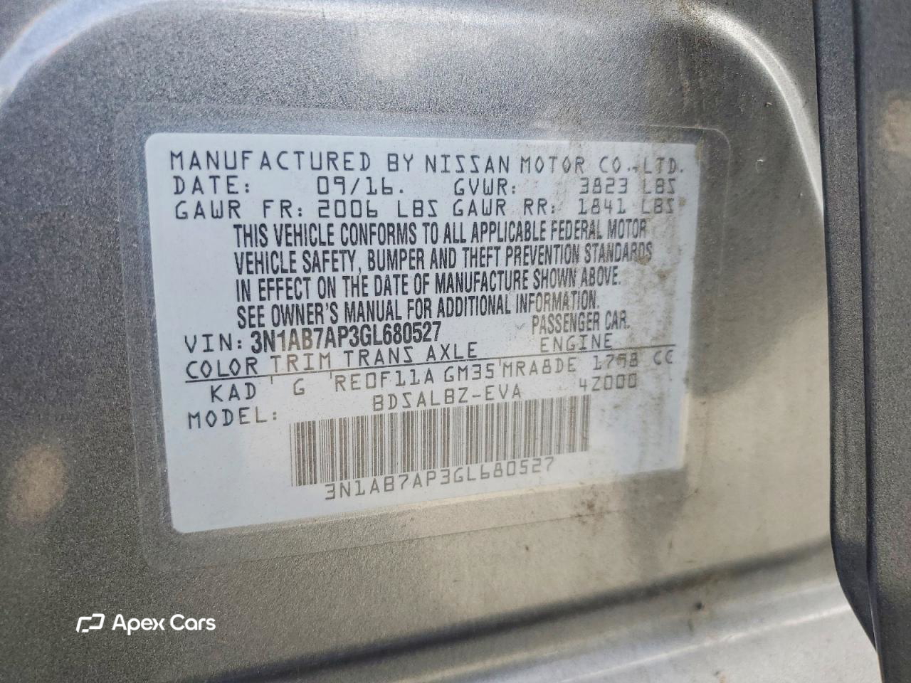 Nissan Sentra 2016