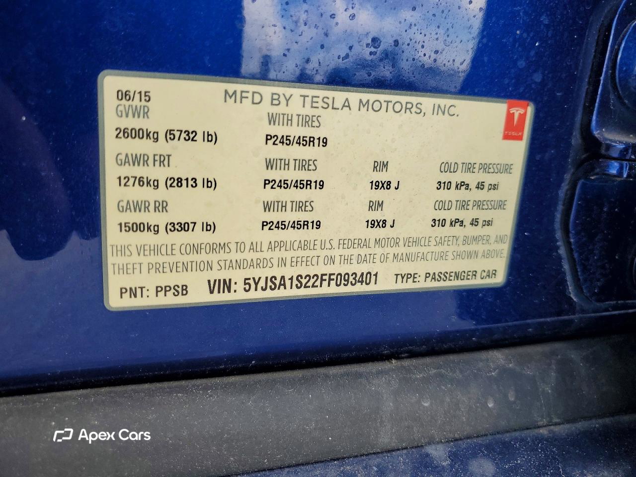 Tesla Model S 2015