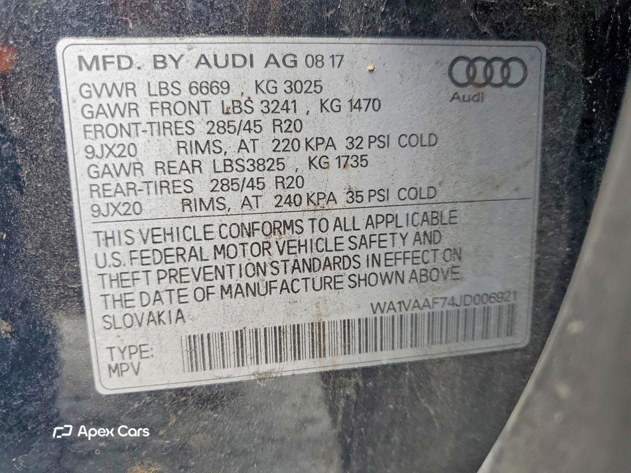 Audi Q7 2018