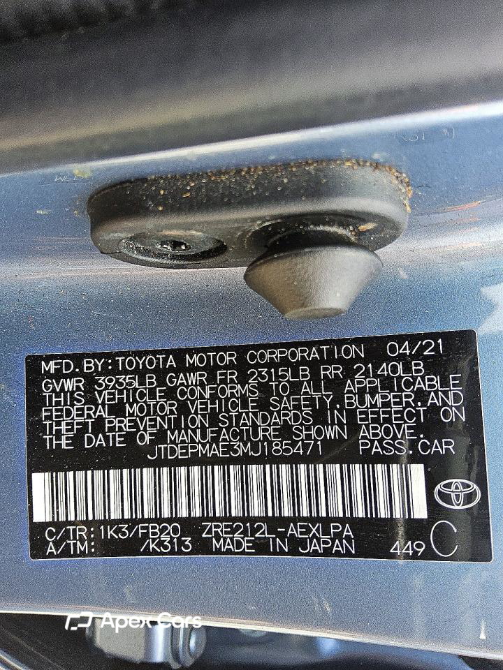 Toyota Corolla 2021