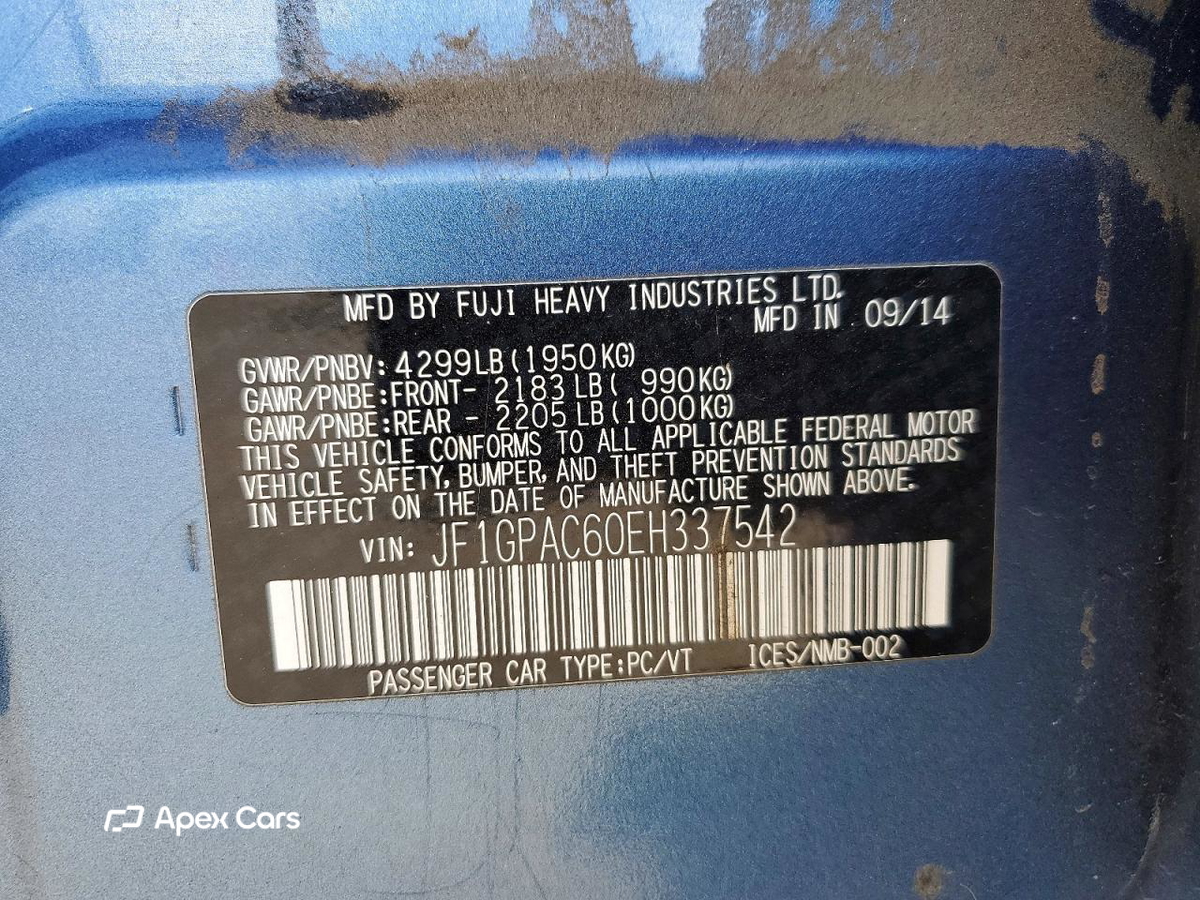 Subaru Impreza 2014
